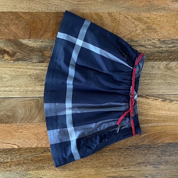 Burberry Girl Navy Plaid Skirt size 6Y / 114cm - Picture 6 of 11